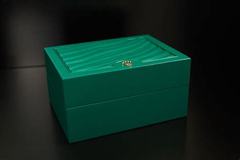 why are some rolex boxes green inside and others beige|rolex watch boxes history.